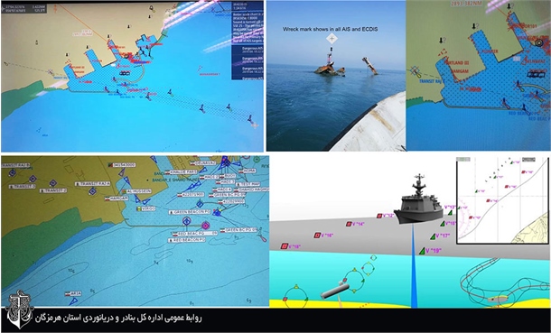 تجهیز بندر شهید رجایی به علائم های کمک ناوبری هوشمند