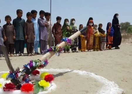 برگزاری آئین کلنگ زنی چهار مدرسه در مناطق محروم جاسک