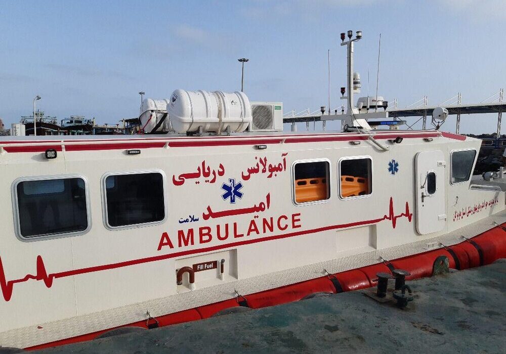 اختصاص یک آمبولانس دریایی پیشرفته به جزیره هرمز