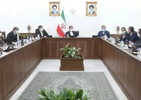 دیدار استاندار هرمزگان و اعضای مجمع نمایندگان استان با معاون اول رییس جمهور