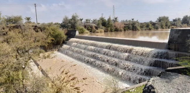 آبگیری ۱۰۰ درصد ساز های آبخیزداری شهرستان رودان