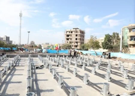 بهره برداری از اولین آبنمای خشک موزیکال شهر بندرعباس تا دهه فجر