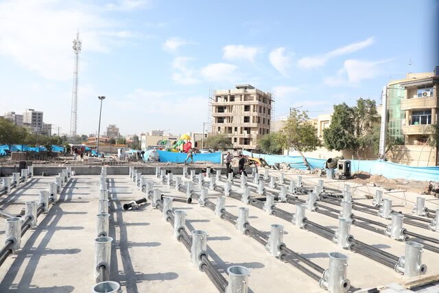 بهره برداری از اولین آبنمای خشک موزیکال شهر بندرعباس تا دهه فجر