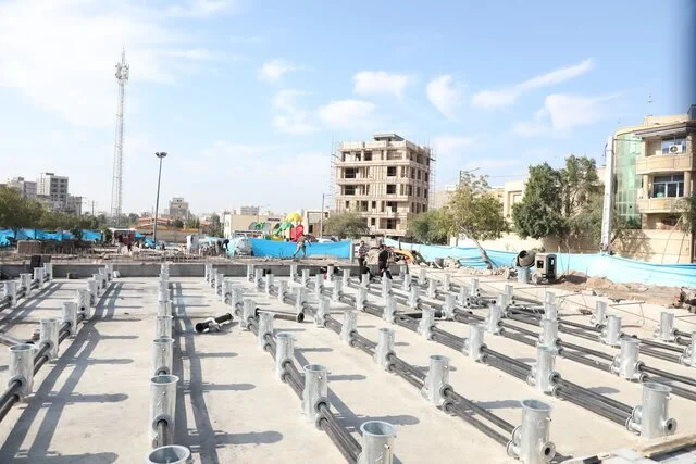 بهره برداری از اولین آبنمای خشک موزیکال شهر بندرعباس تا دهه فجر