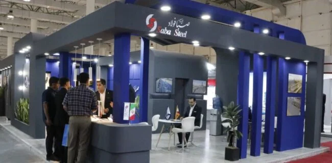 حضور صبا فولاد خلیج فارس در نمایشگاه بینالمللی فولاد