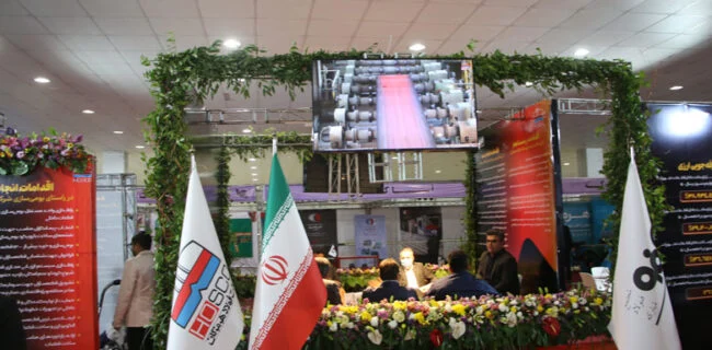 فولاد هرمزگان غرفه برتر نمایشگاه تخصصی محصولات برتر دانشبنیان