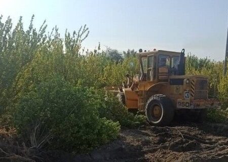 ۳ هکتار از بستر رودخانه سنگی رودان رفع تصرف شد