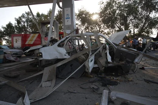 انفجار مرگبار مخزن گاز در جایگاه CNG بلوار راه آهن بندر عباس