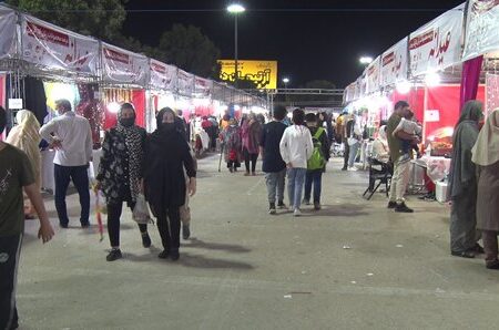 برپایی نمایشگاه عیدانه در بوستان غدیر بندرعباس
