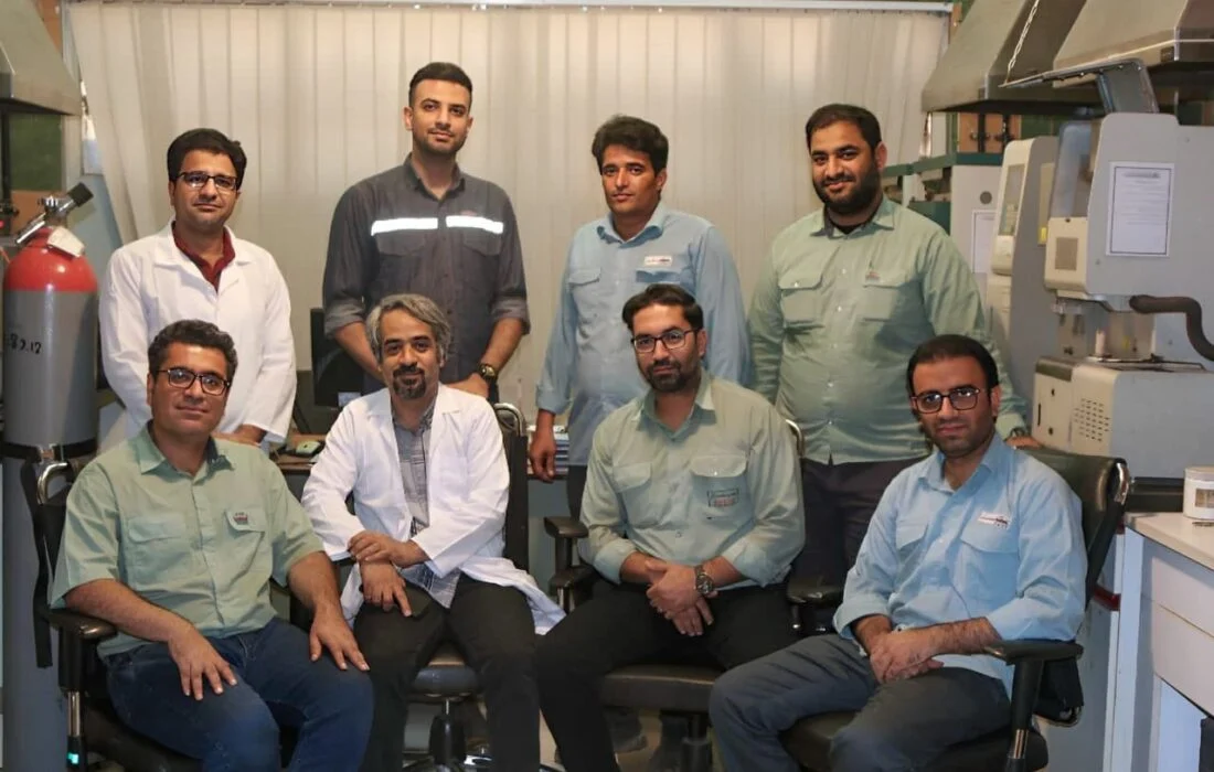 انجام آزمونهای کفایت تخصصی شیمیایی گندله و آهن اسفنجی توسط فولاد هرمزگان
