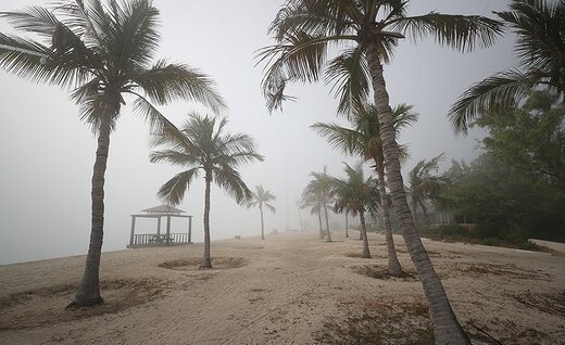 غبار محلی پدیده شاخص جزایر خلیج فارس/ احتمال وقوع بارش پراکنده در برخی نقاط هرمزگان