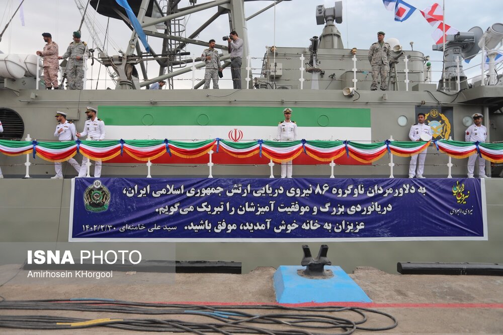 آیین رسمی استقبال از ناوگره ۸۶
                                فرمانده ناوگروه ۸۶: ما توانستیم