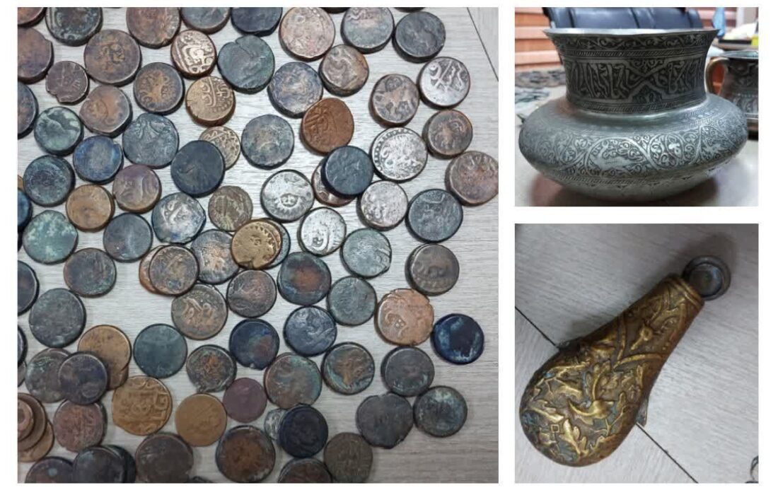 کشف اشیاء تاریخی در گمرک بندرلنگه