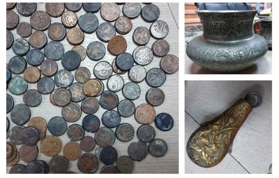 کشف اشیاء تاریخی در گمرک بندرلنگه