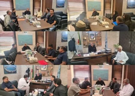 برپایی میز خدمت و ارتباطات مردمی در اداره کل شیلات هرمزگان