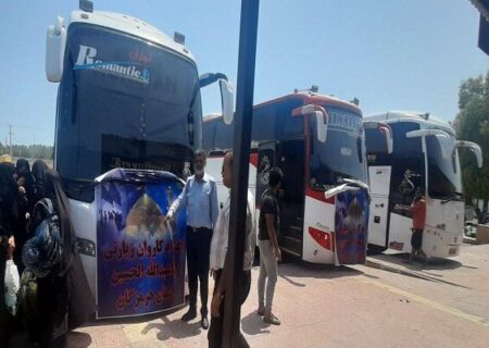 اعزام ۱۱ دستگاه ناوگان مسافربری زائرین اربعین به مرز مهران
