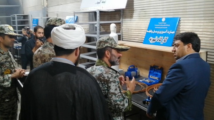 افتتاح مرکز مهارت آموزی کارکنان وظیفه پایگاه هوایی بندرعباس