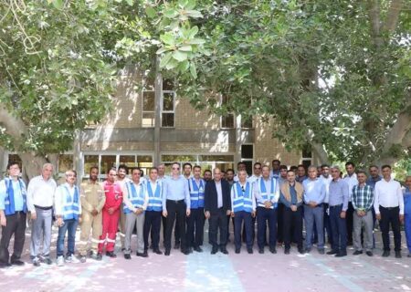 مانور دفاع از مقر در تصفیه خانه آب بندرعباس برگزار شد