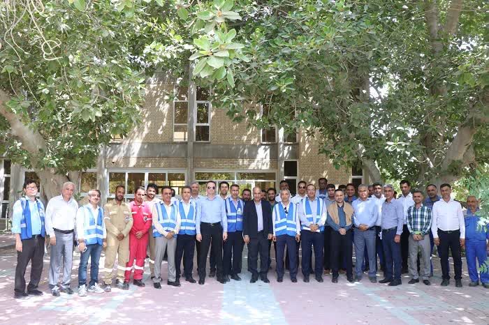 مانور دفاع از مقر در تصفیه خانه آب بندرعباس برگزار شد