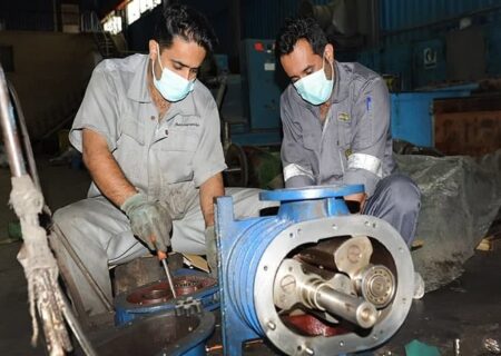 ساخت و بازسازی ۳۱۰۰ قطعه تخصصی در نیروگاه بندرعباس