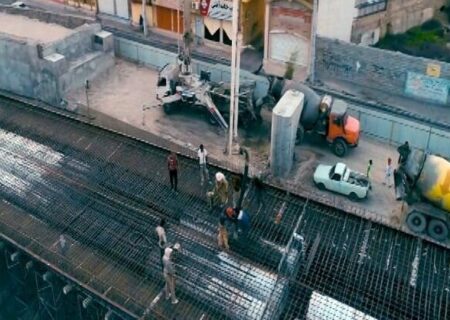 پیشرفت ۴۵ درصدی پروژه ساخت پل پیامبر اعظم بندرعباس