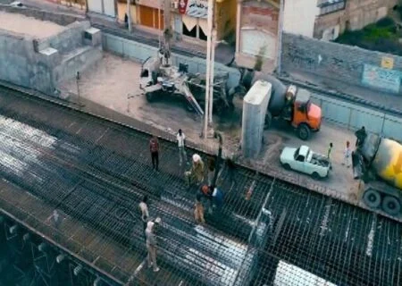 پیشرفت ۴۵ درصدی پروژه ساخت پل پیامبر اعظم بندرعباس