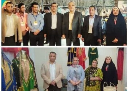 حضور هنرمندان صنایع دستی استان و شهر خلاق بندرعباس در نمایشگاه روستا آباد