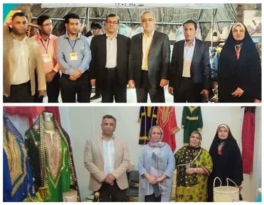 حضور هنرمندان صنایع دستی استان و شهر خلاق بندرعباس در نمایشگاه روستا آباد
