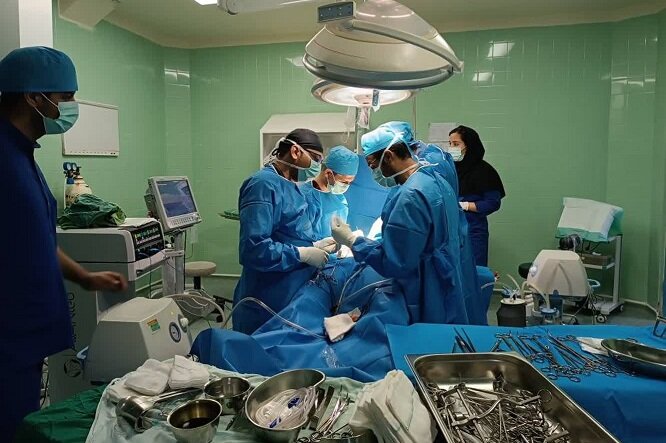 اهدای عضو یک جوان رودانی