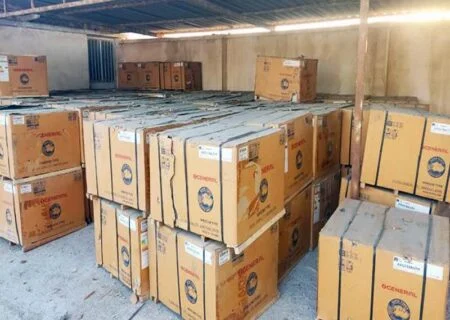 توزیع ۱۶۰ دستگاه کولر گازی بین مددجویان بندرخمیر