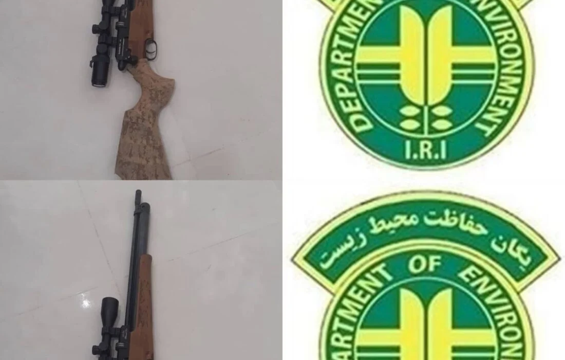 دستگیری متخلف شکاروصید در مرز مشترک شهر ستان بندرلنگه و بستک
