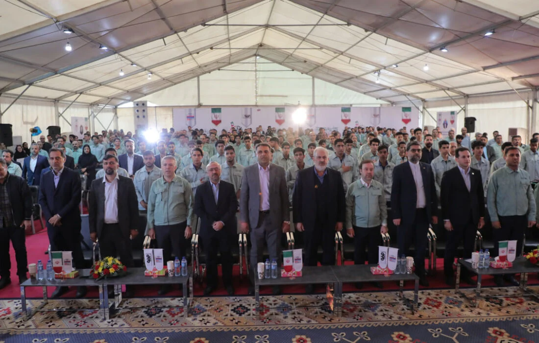 گزارش تصویری آغاز عملیات اجرایی چهار طرح توسعه‌ای بزرگ شرکت فولاد هرمزگان