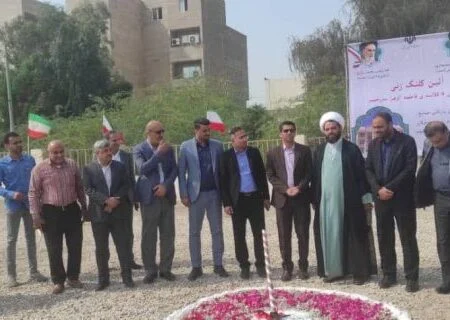 آغاز عملیات اجرایی هنرستان فاطمه الزهرا(س) در شهرستان بندرخمیر
