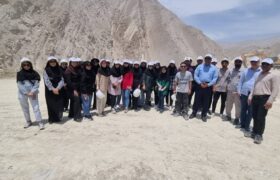 بازدید علمی دانشجویان بهداشت حرفه ای از شرکت گچ جنوب فارس-الاهلی واحد معدن بندرخمیر