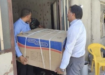 اهدای ۱۱۷ دستگاه کولر گازی به مددجویان حاجی آبادی