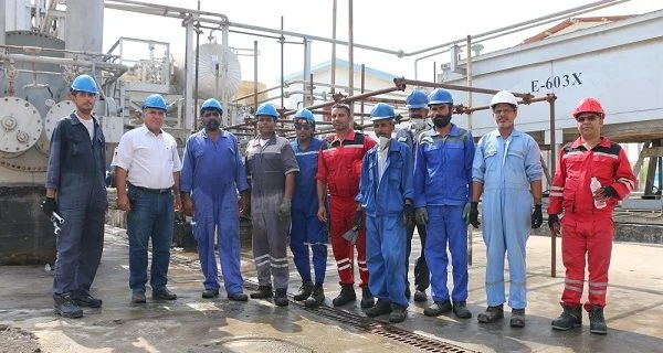 تعمیرات اساسی واحد ۶۰۰ مربوطه به ذخیره سازی و احیاء گلایکول پالایشگاه گاز سرخون