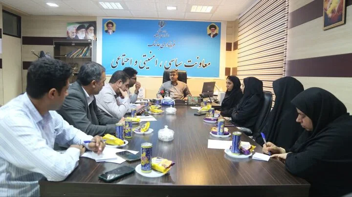 ستاد انتخابات شهرستان جاسک وضعیت مکانهای اخذ رأی شهرستان را بررسی کرد