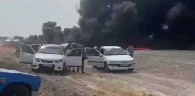جان باختن ۴ نفر بر اثر تصادف در جاده بندرعباس – میناب