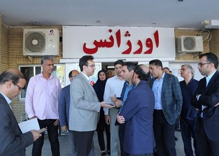 بازدید سرپرست دانشگاه علوم پزشکی هرمزگان از بیمارستان حضرت ابوالفضل (ع) میناب