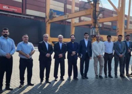 بازدید معاون توسعه اقتصاد دانش بنیان معاون علمی و فناوری ریاست جمهوری از بندر شهید رجایی بندرعباس