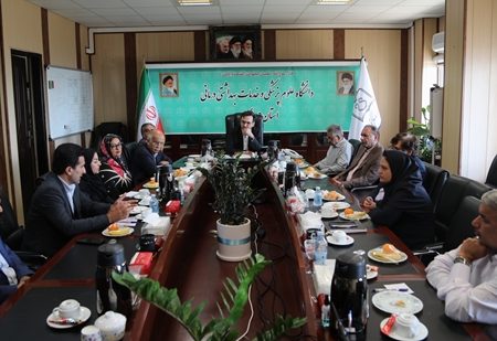 نشست اعضای کمیته سلامت ستاد انتخاباتی دکتر پزشکیان در استان با دکتر شاهرخی سرپرست دانشگاه