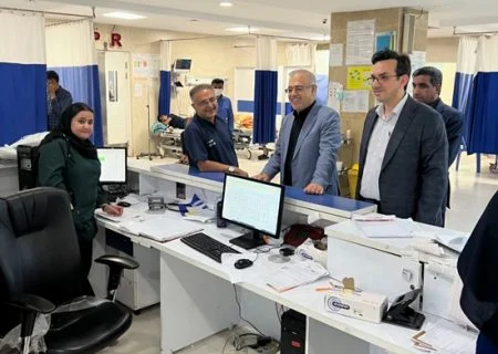 بازدید سرزده استاندار هرمزگان از بیمارستان شهید محمدی بندرعباس
