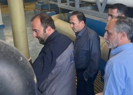 بازدید مدیرکل حراست شرکت مهندسی آب و فاضلاب کشور از آب شیرین کن های بندرعباس