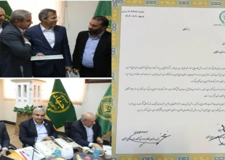 تقدیر رئیس سازمان نظام مهندسی کشاورزی و منابع طبیعی کشور از مدیر کل شیلات هرمزگان