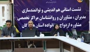نشست استانی هم‌اندیشی و توانمندسازی مشاوران مراکز تخصصی ازدواج و خانواده درهرمزگان برگزار شد