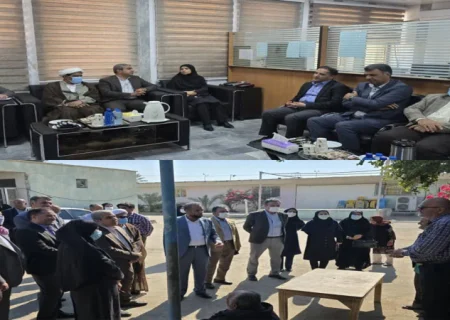 بازدید مدیر کل شیلات هرمزگان از خانه سالمندان