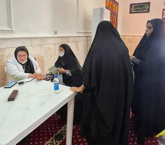 غربالگری سلامت نمازگزاران در نماز جمعه شهر بندرعباس