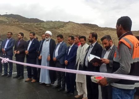 افتتاح و بهره برداری از ۴ طرح جاده ای در بخش گوهران شهرستان بشاگرد