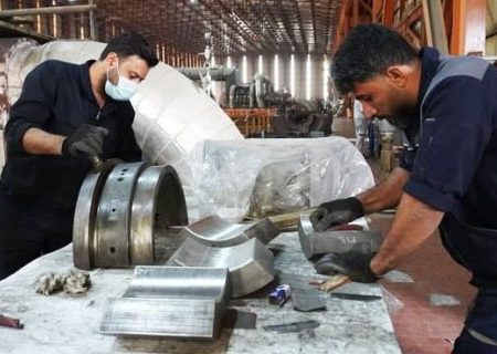طراحی و ساخت قطعات مهم نیروگاهی در نیروگاه بندرعباس