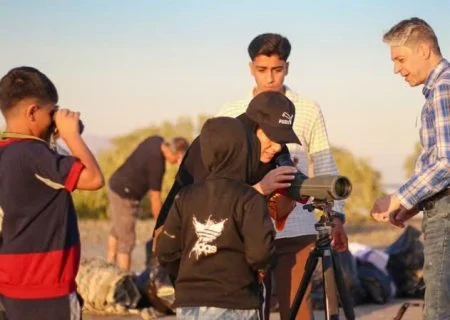 کارگاه پرنده بینی در ساحل بندر خمیر برگزار شد